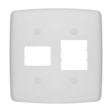 Placa para duas Teclas + três Teclas 4x4 - Mônaco